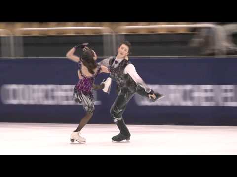 9 L. MCNAMARA / Q. CARPENTER (USA) - ISU JGP Courchevel Junior Ice Dance Short Dance