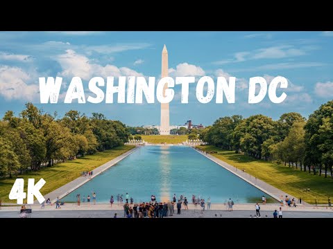 Washington DC, USA 🇺🇸 in 4K ULTRA HD HDR Dolby Vision™ Drone Footage