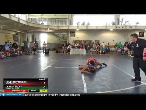 187 Lbs Round 2 (8 Team) - Nevin Mattessich, New Jersey Vs Ceasar Salas, Indiana Gold 5d93
