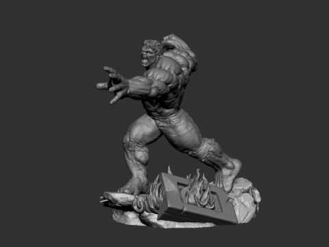 Hulk Zbrush Sculpture turntable 2017: Gaurav Kumar