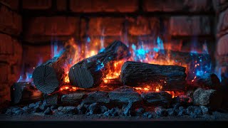 4K Relaxing FIREPLACE🔥 Fireplace video with Burning Logs & Fire Sounds