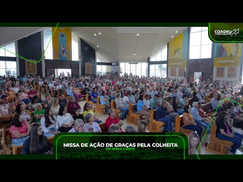 Missa em Nova Cantu celebra agricultores, fé e os 50 anos da Coagru
