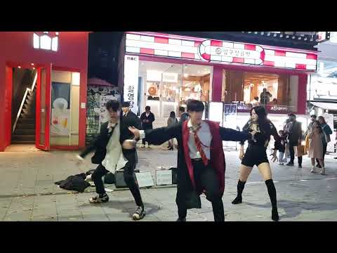 20221027 홍대 전 엠와이엠(MYM) 멤버 (Yu Kagawa 카가와 유-신화-효진-찬욱) 버스킹 14 - Good Boy Gone Bad_TOMORROW X TOGETHER