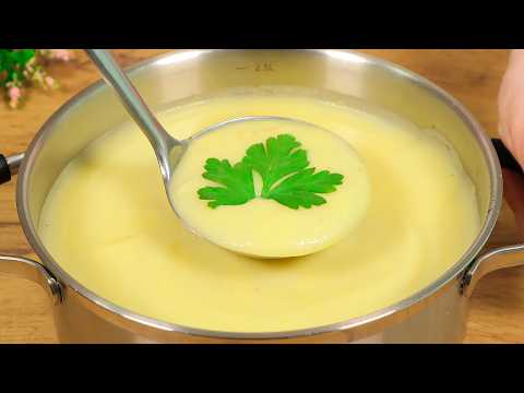 This cauliflower cream soup is like medicine for my stomach! I cook it every day.