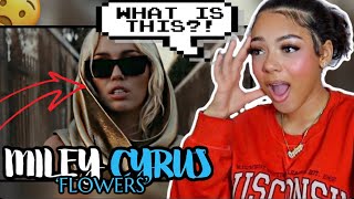 REACTING TO MILEY CYRUS 'FLOWERS' music video