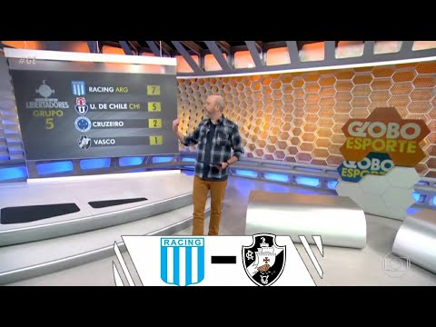 Racing 4 X 0 Vasco,  melhores momentos