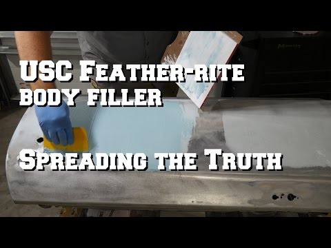 Body Filler Comparison Review - USC Feather-rite vs. Store Brand
