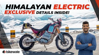 Royal Enfield Himalayan Electric aka HIM-E at EICMA 2023| Himalayan 650 EXCLUSIVE Details | BikeWale