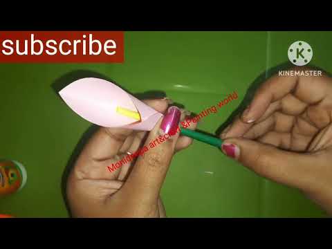 # paper flower making #