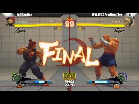 Grand Final - Infiltration (Akuma) vs. Ryan Hart (Sagat) (p1/2) - FR16