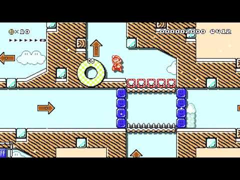 Super Mario Maker 2 - ☆ Snowy Land ☆ 冬の大地から脱出しょう ☆