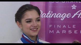 Евгения Медведева интервью после КП Финал гран при Мармель