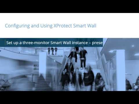 XProtect Smart Wall: Set up 3-monitor SW instance - presets