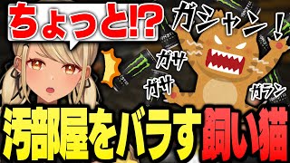 猫に汚部屋をバラされてしまうきゅーちゃん【ぶいすぽっ!神成きゅぴ切り抜き】