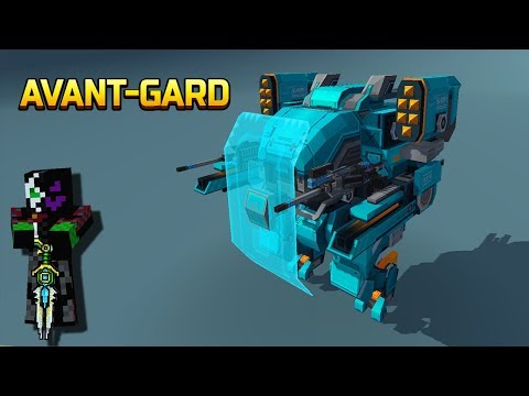 Avant-Gard Robot Car in Blocky Cars Online