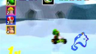 Myles ~ Mario Kart 64 - Sherbet Land 150CC 3lap 1'34"78