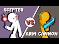 Supreme Duelist Stickman Animation Scepter Vs Arm Cannon