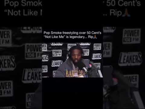 POPSMOKE FREE-STYLING OVER 50CENT NOT LIKE ME BEAT