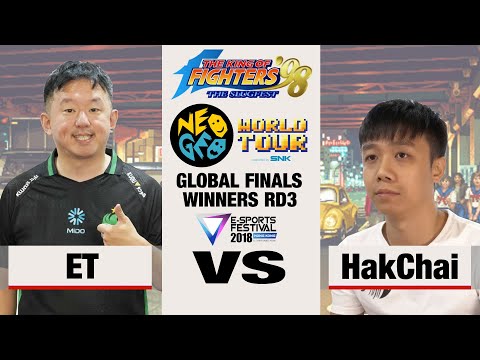 ET vs HakChai - KOF '98 Neo Geo World Tour Season 1 Global Finals Winners Round 3