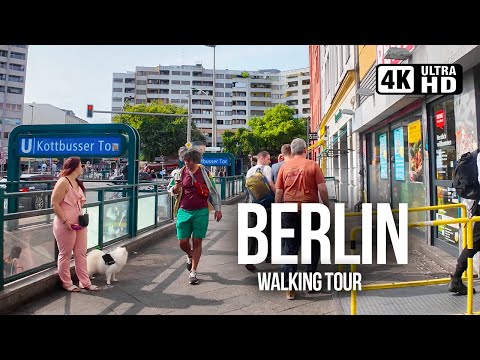 BERLIN KREUZBERG, Deutschland 🇩🇪 Rohe Straßen und echte Menschen | 4K Walking Tour