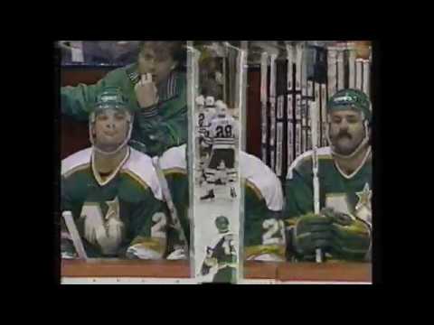 Chicago Blackhawks Minnesota North Stars Dec. 30, 1987 Highlights Part 1