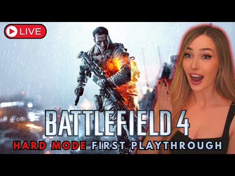 [LIVE] Hard Battlefield 4 Campaign First Playthrough🔥Moth Costume Happy Halloween 🎃