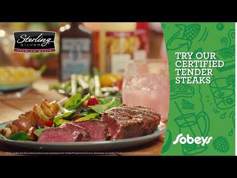Sobeys Sterling Silver Certified Tender Striploin Steak
