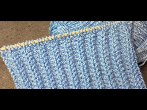 Piękny i #prosty #ścieg na szalik  beautiful and simple scarf #stitch