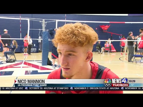 Freshman Nico Mannion talks about UA talent