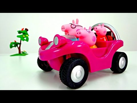 Wir packen Spielzeug aus - Peppa Wutz - Papas Auto