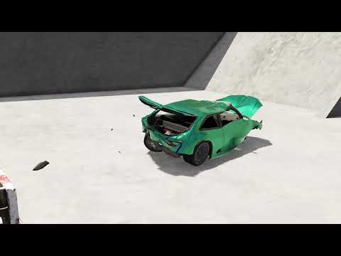 Cars vs Massive Speed Bumps - BeamNG.Drive - But In Reverse
