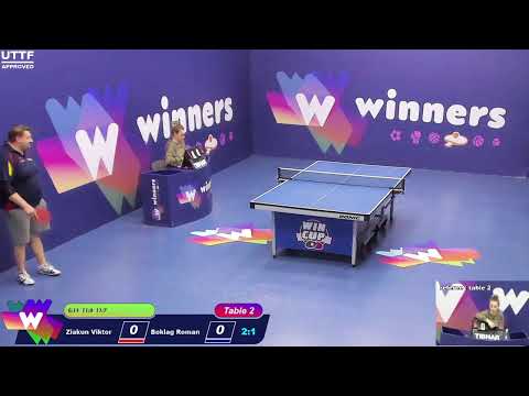WINners CUP table 2  04.01 Ziakun Viktor - Boklag Roman 19:30