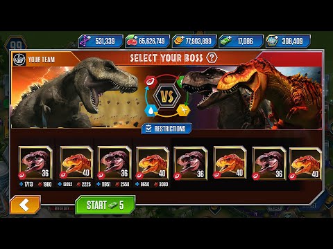 New Heroic Rexy vs T Rex & T Rex Gen 2 | Fight || Jurassic World The Game