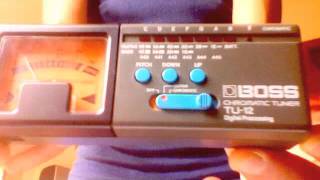 Video thumbnail for boss chromatic tuner TU-12 for electric guitars by NakedMenInMyBed