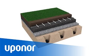 Отопление на тревни площи Uponor Neva - по-дълъг сезон на футболния терен