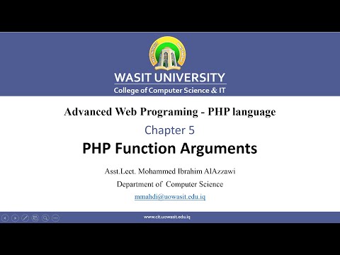 34 Php Function Arguments