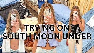 Trying On Everything at South Moon Under | In-Store Try-On Haul