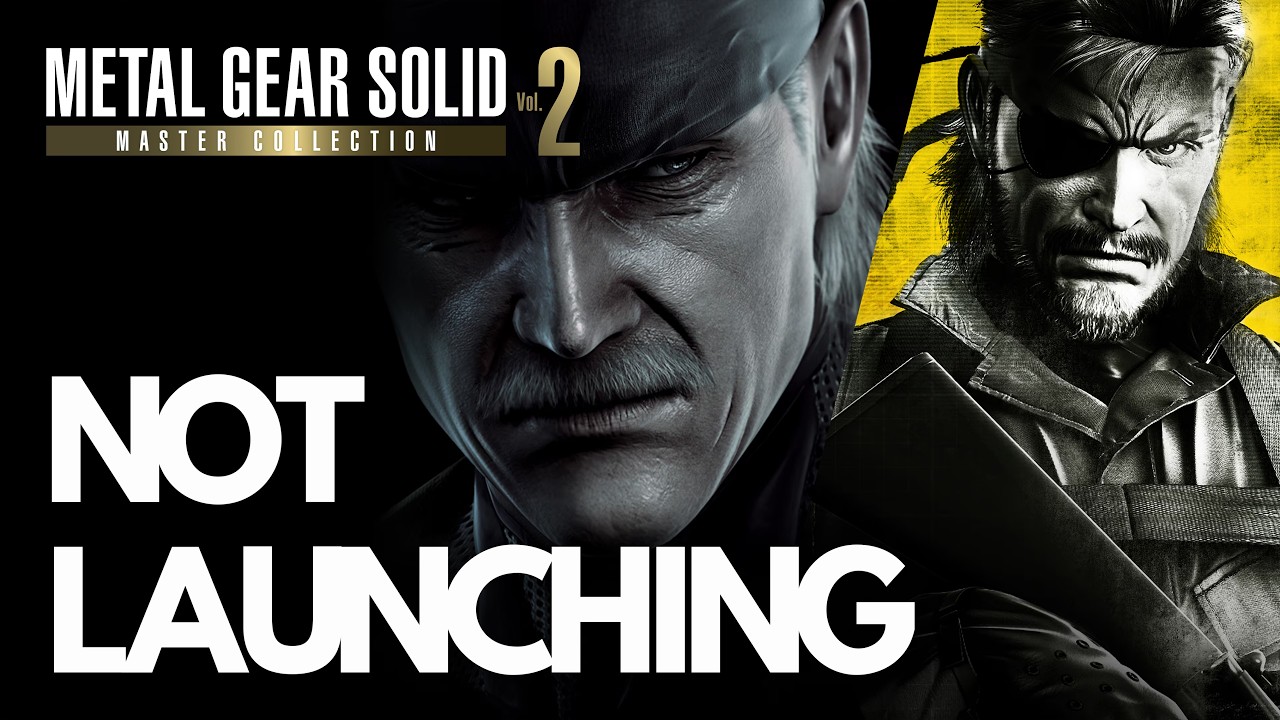 METAL GEAR SOLID MASTER COLLECTION Vol.2 Not Launching/Unity Crash/Not Loading/Black Steam PC FIX🎮🔥