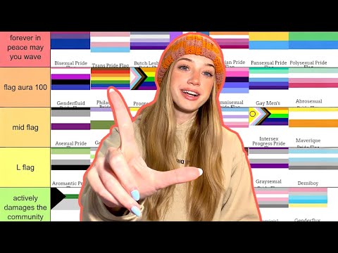 lesbian ranks pride flags by aesthetic