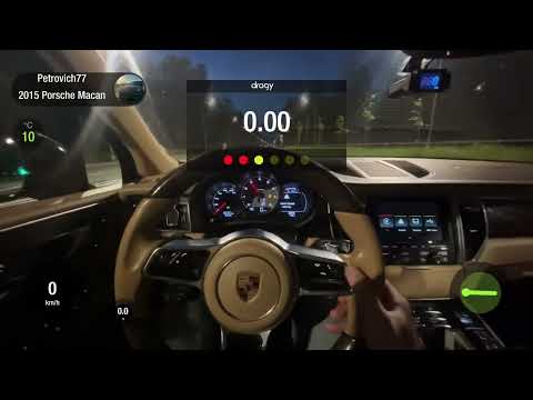 2015 Porsche Macan S stage 1 acceleration 0-100, 100-200, 1/4 mile