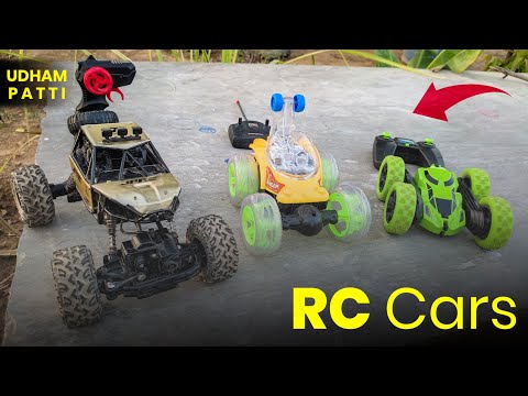 RC Monster Truck, Rock Crawler & 360 Degree Stunt Car Comparison | Remote wali gadi | Udham Patti