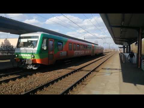 Vlaky Jirkov zastávka a Chomutov město