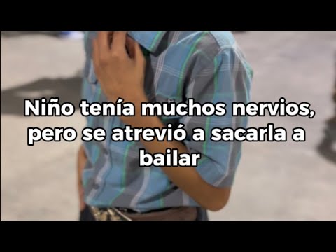 The boy was nervous about asking her to dance hHUAPANGO💃🏻🌵🤠 and gave her a big surprise🔥