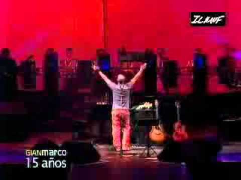 hoy  gianmarco  15 años en el monumental