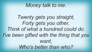 18984 Pretenders - Money Talk Lyrics