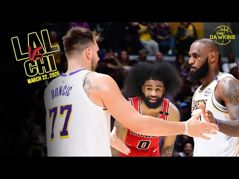Los Angeles Lakers vs Chicago Bulls Full Game Highlights | March 22, 2025 | FreeDawkins