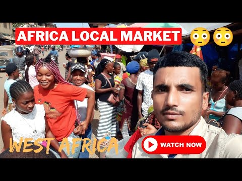 West Africa Market. BO city, Sierra Leone🇸🇱 Local market visit in Africa😳🤔 Indian @ Africa 🌍