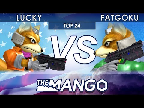 The Mang0 3 - DIGNITAS | Lucky  (Fox) VS EGtv | FatGoku (Fox) - SSBM - Top 24