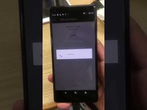 How to update Xperia  sim status .