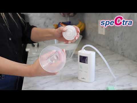 Part of a video titled Sterilizing Spectra® Breast Pump Parts - YouTube